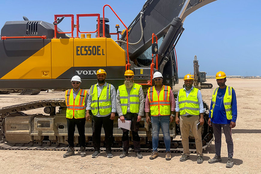 First Volvo EC550E excavators in Middle East live up to expectations